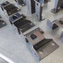 1967-1972 Ford Truck Lower Fender Bolt Bracket SOLD as a Pair only (FREE SHIPPING)