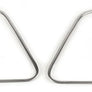 1947-1954 Chevy C10 Pickup Door Window Frame Pair Stainless Chrome