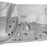 1967-1968 Chevy C10 Pickup Firewall With A/C RWD