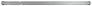 1950-1967 T1 Bus Cargo Floor U Cross Brace Center