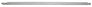 1964-1967 T1 Bus Roof Gutter Long Side LHD/Double Door RH