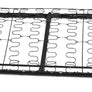 1958-1963 T1 Bus Second Row Seat Frame Assembly