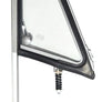 1968-1972 Chevy C10 Pickup Vent Window Assembly Chrome w/Clear w/3 Bracket Hole RH