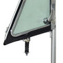 1968-1972 Chevy C10 Pickup Vent Window Assembly Chrome w/Tinted w/3 Bracket Hole RH