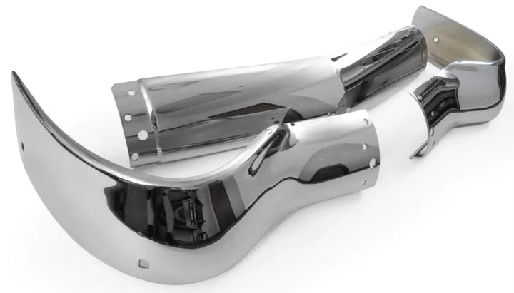1956 Chevy 150 Series Front Bumper, 3 Piece