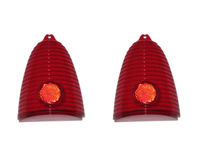 1955 Chevy Bel Air Tail Light Lens, Pair, Outer