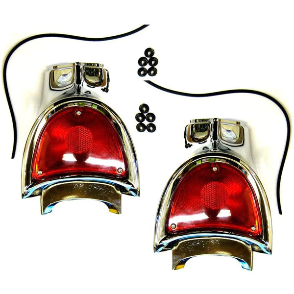 1957 Chevy Bel Air Tail Light Assembly, Pair