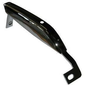 1967-68 Mustang Front Bumper Guard with Hole for Pad - Drivers