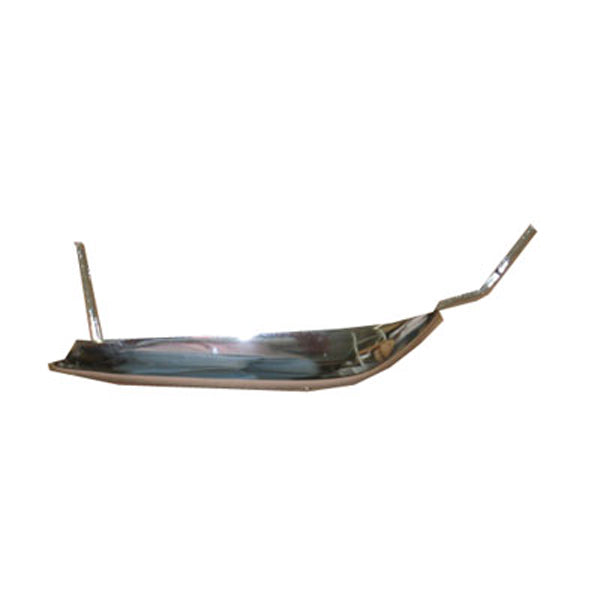 1967-68 Mustang Front Bumper Guard Chrome with Hole for Pad - Passenger