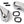 1968-1972 Chevy C10 Pickup Vent Window Handle Pair