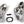 1968-1972 Chevy C10 Pickup Vent Window Handle Pair