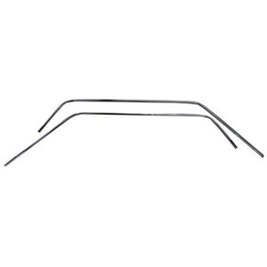 1969-70 Mustang Coupe Drip Rail Molding without Vinyl Top (Pair)