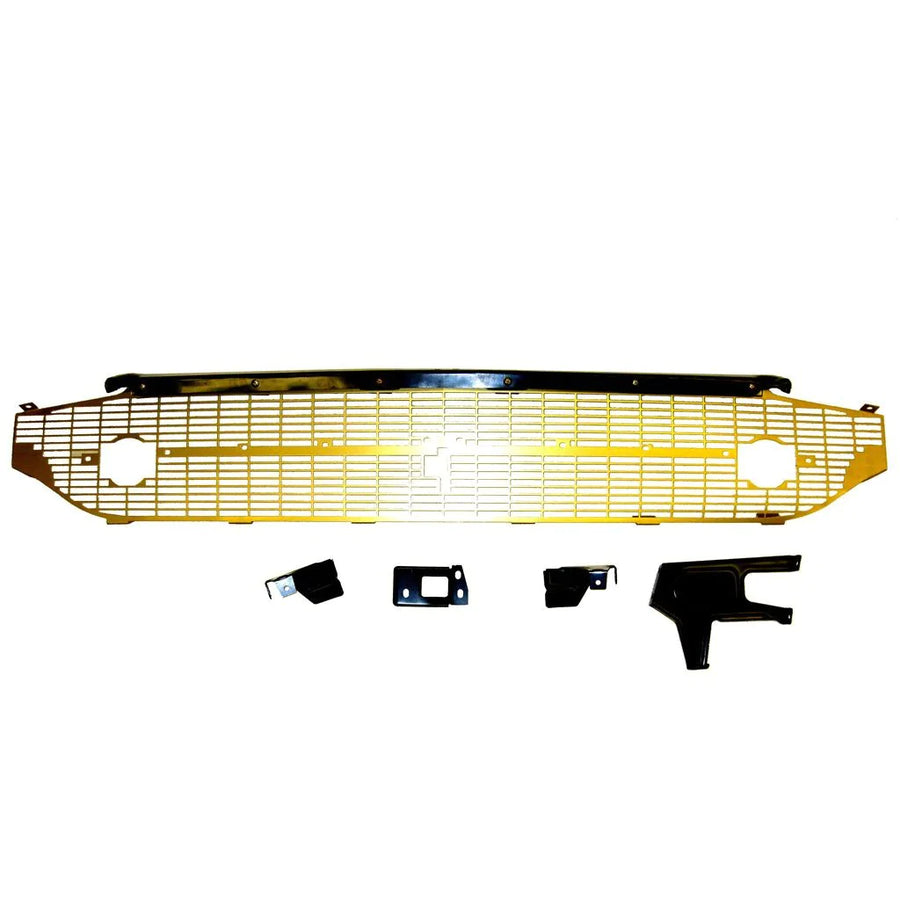 1957 Chevy Bel Air Grille, Gold, Black Brace