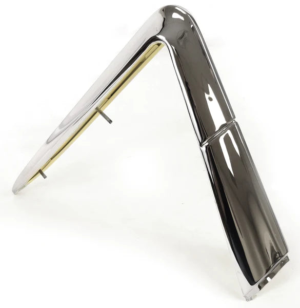 1957 Chevy Bel Air/210/150 Quarter Vertical & Top Fin Moulding Kit w/Bolt-On Insert 1 Piece Style RH